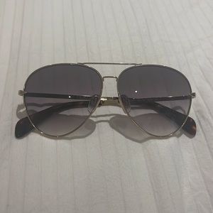 Smokey Gradient Gold Rag n Bone aviators